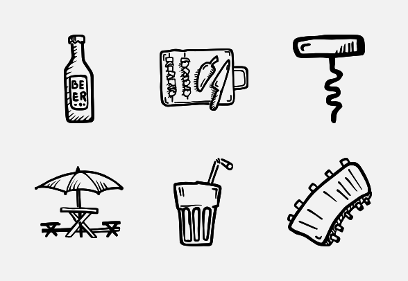 588x406 bbq - Bbq Drawing