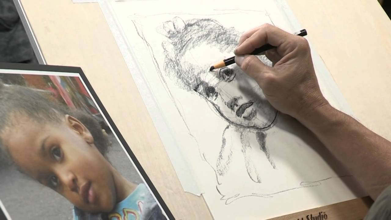 1280x720 How To Draw Like An Artist Creating A Portrait Sketch - Be Drawing
