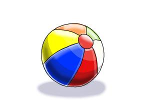 300x200 How To Draw A Beach Ball - Beach Ball Drawing
