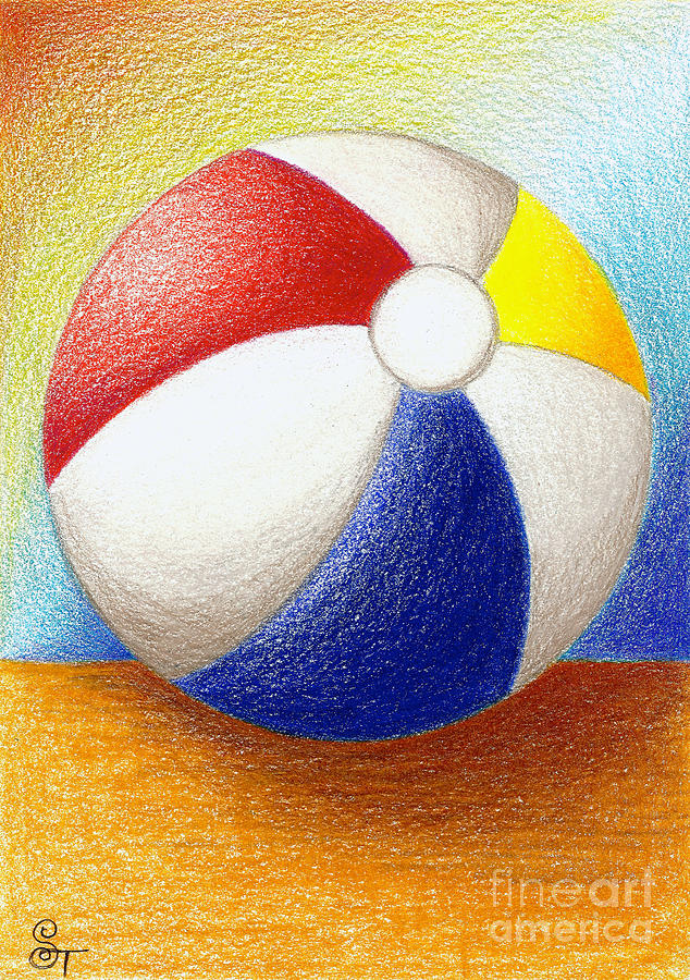 634x900 Beach Ball Drawing - Beach Ball Drawing