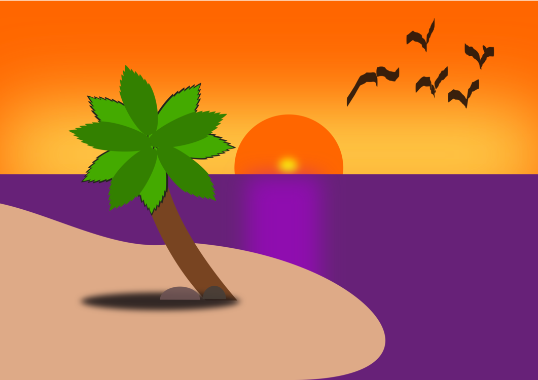 1061x750 Drawing Cartoon Beach Download Animation Cc0 - Beach Cartoon Drawing