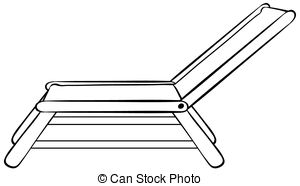 300x186 beach chair illustrations and clipart beach chair royalty - Beach Chair Drawing