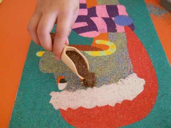 550x413 Make Your Own Sand Drawing For The Kids - Beach Drawing For Kids