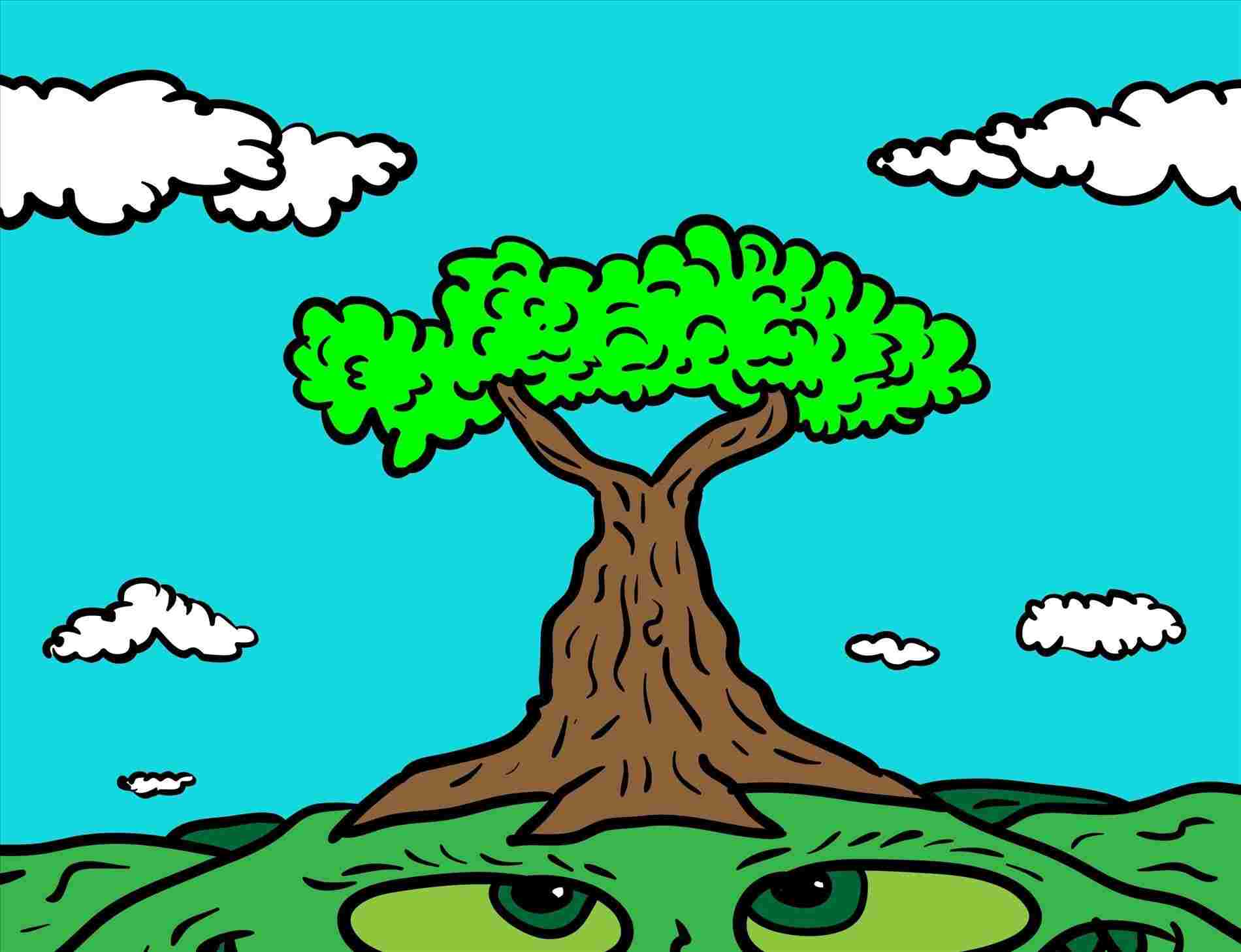 1900x1459 Nature Drawing For Kids - Beach Drawing For Kids