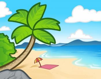 350x272 How To Draw A Beach For Kids Drawing Ideas For Kids - Beach Drawing For Kids