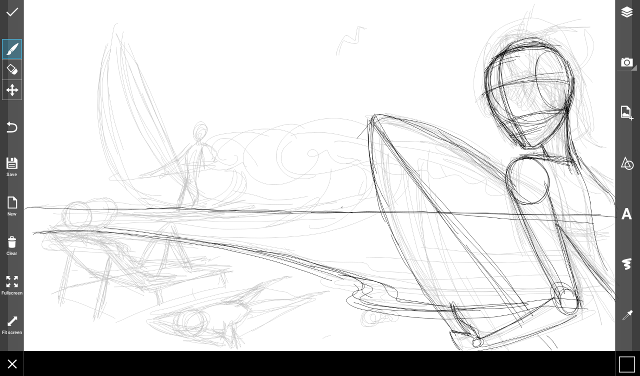 1280x752 How To Draw A Beach In Steps - Beach Drawing Images