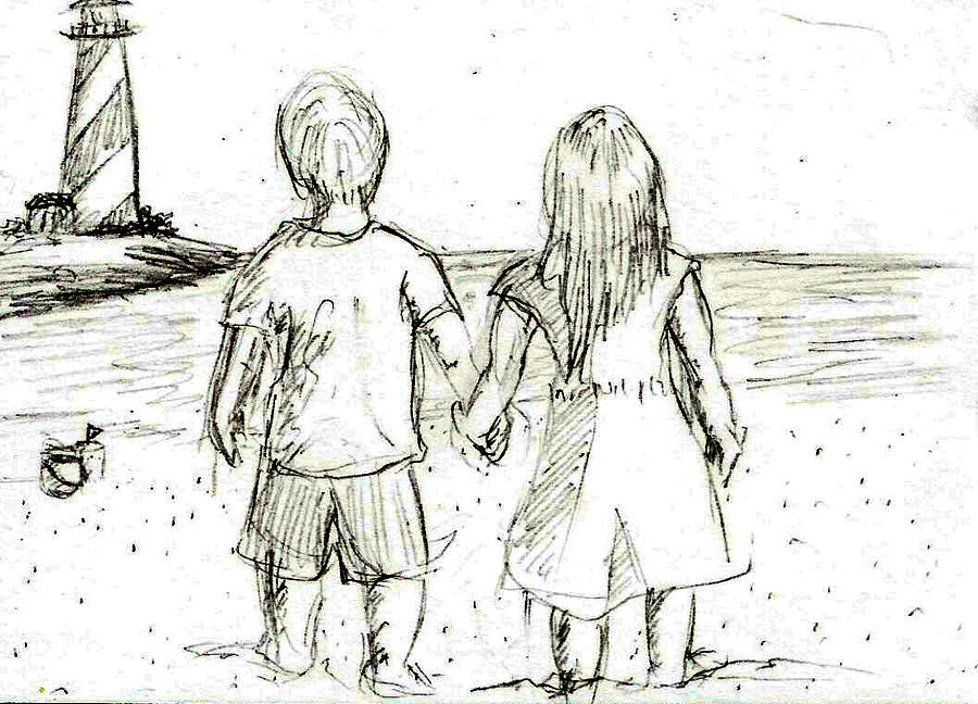 900x648 Beach Drawing - Beach Drawing Images