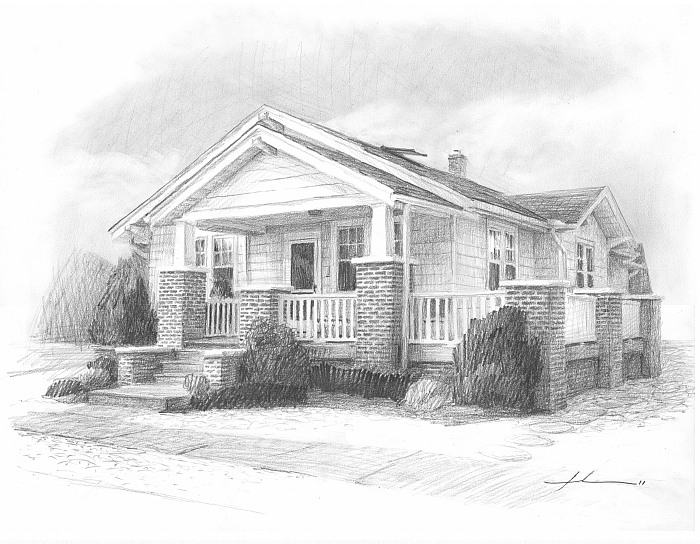 700x544 Beach House - Beach House Drawing