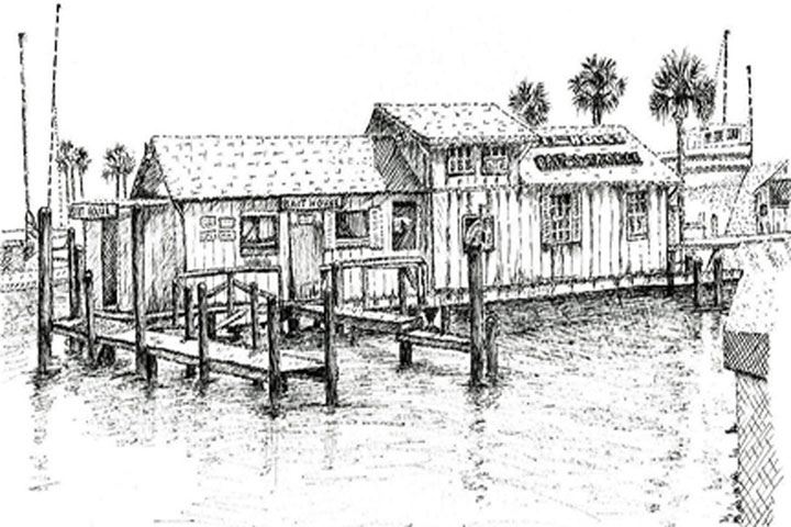 Beach House Drawing at PaintingValley.com | Explore collection of Beach