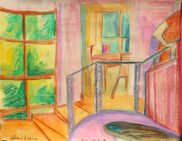 375x291 Miami Beach House Drawing - Beach House Drawing