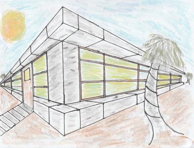 400x306 The Beach House - Beach House Drawing