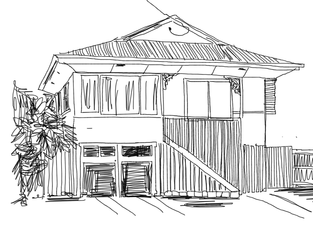 1000x750 Beach Culture Creativehistories - Beach House Drawing