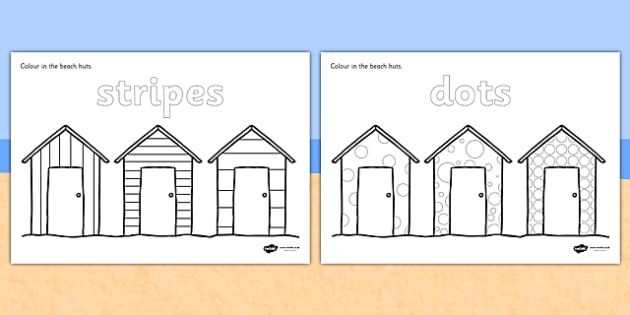630x315 Free! - Beach Hut Drawing