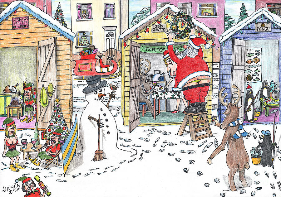 900x632 Panta Clauss Beach Hut Drawing - Beach Hut Drawing