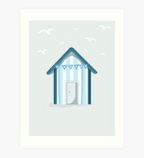 210x230 Beach Hut Drawing Art Prints Redbubble - Beach Hut Drawing