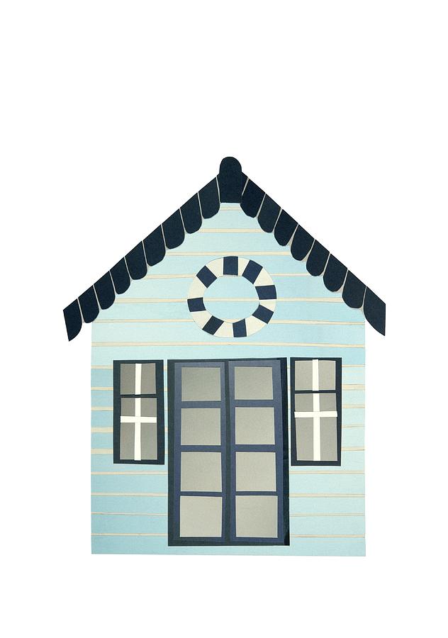 632x900 Beach Hut Drawing - Beach Hut Drawing