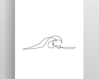 340x270 Beach Drawing Etsy - Beach Line Drawing