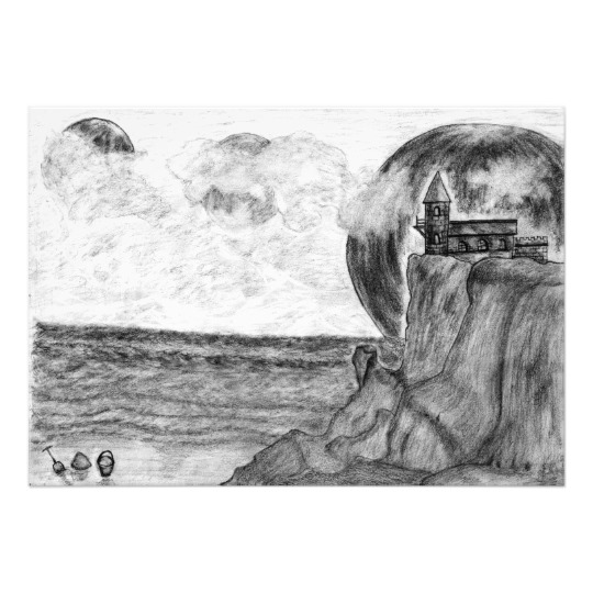 540x540 three moons a day - Beach Pencil Drawing