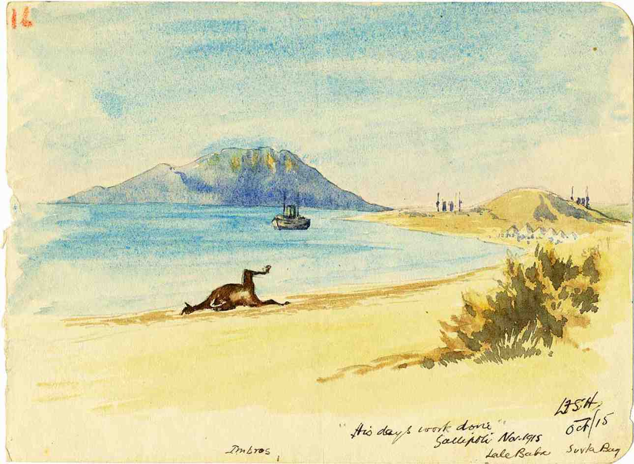 1290x944 Easy To Draw Beach Scene An Artist - Beach Scene Drawing