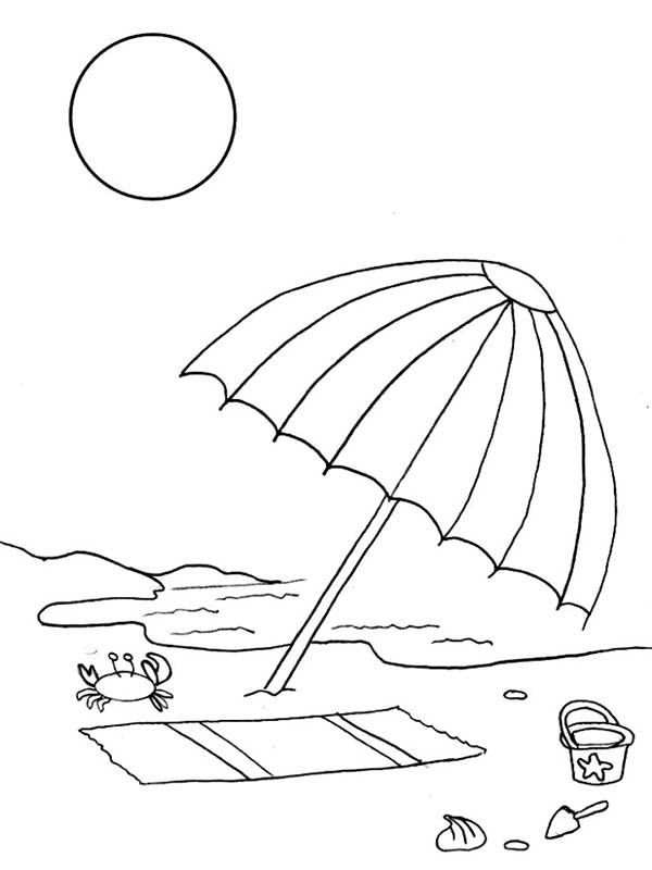 Beach Umbrella Drawing At Paintingvalley Com Explore Collection