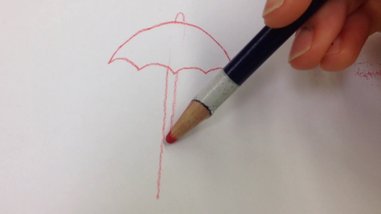 1280x720 Doodle Bug Easy To Draw How To Draw A Beach Umbrella - Beach Umbrella Drawing