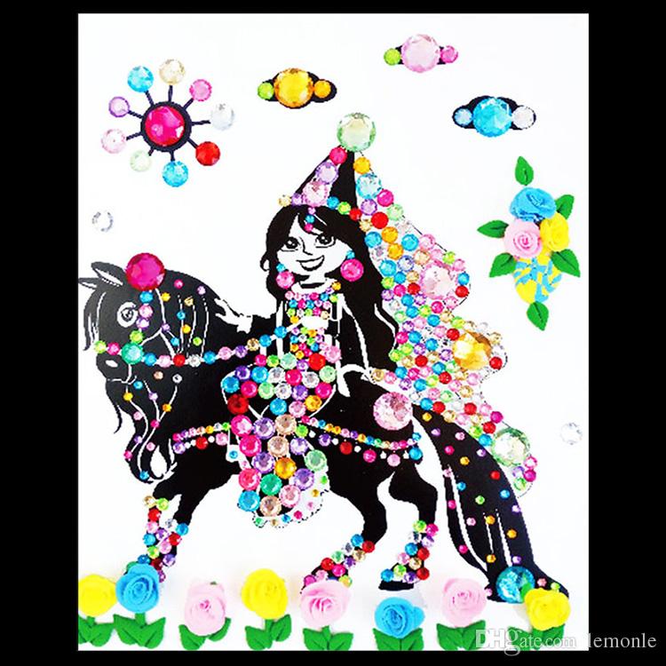 750x750 diamond painting drawing kit mosaic bead sticker picture kid - Beads Drawing