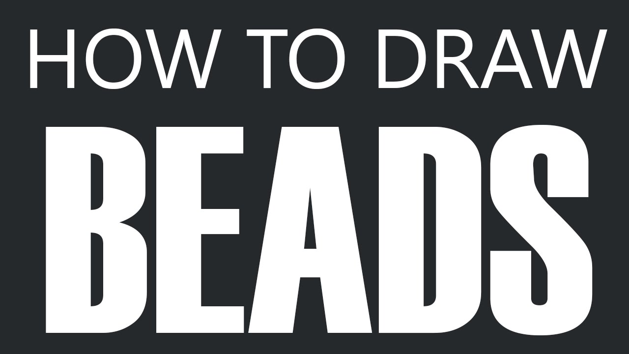 1280x720 how to draw a bead - Beads Drawing