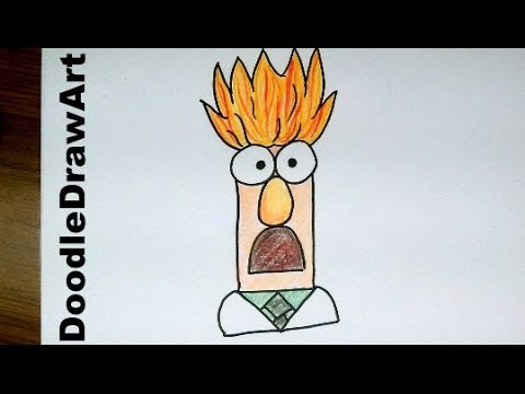 480x360 drawing how to draw beaker from the muppets - Beaker Drawing