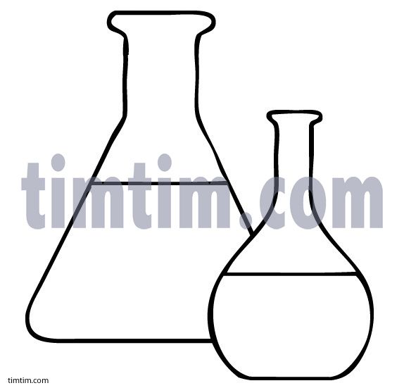 574x551 free drawing of glass beakers bw from the category science - Beaker Drawing