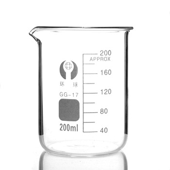 350x350 good quality different type beaker glass with spout - Beaker Drawing
