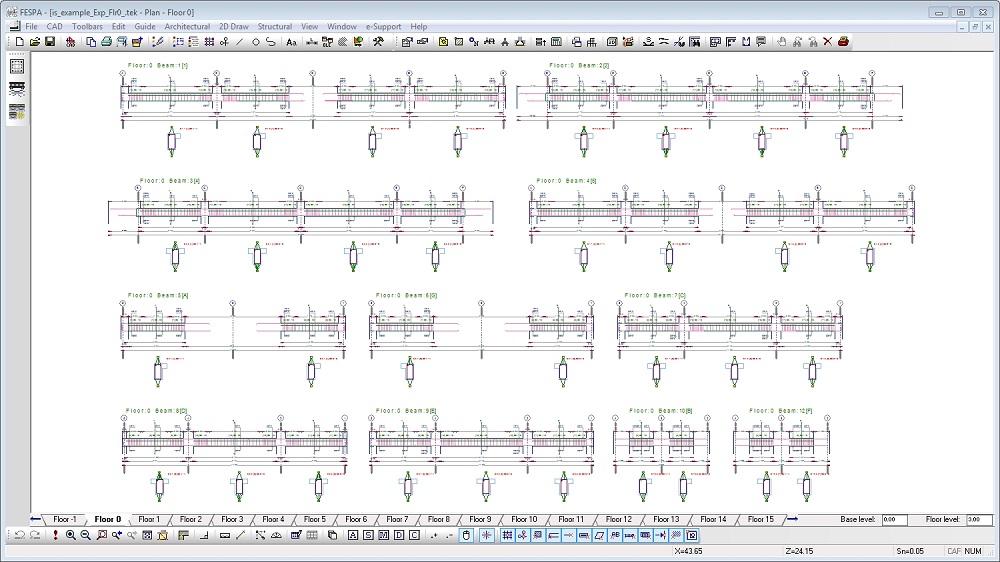 1000x562 structural drawings documentation fespa is - Beam Drawing