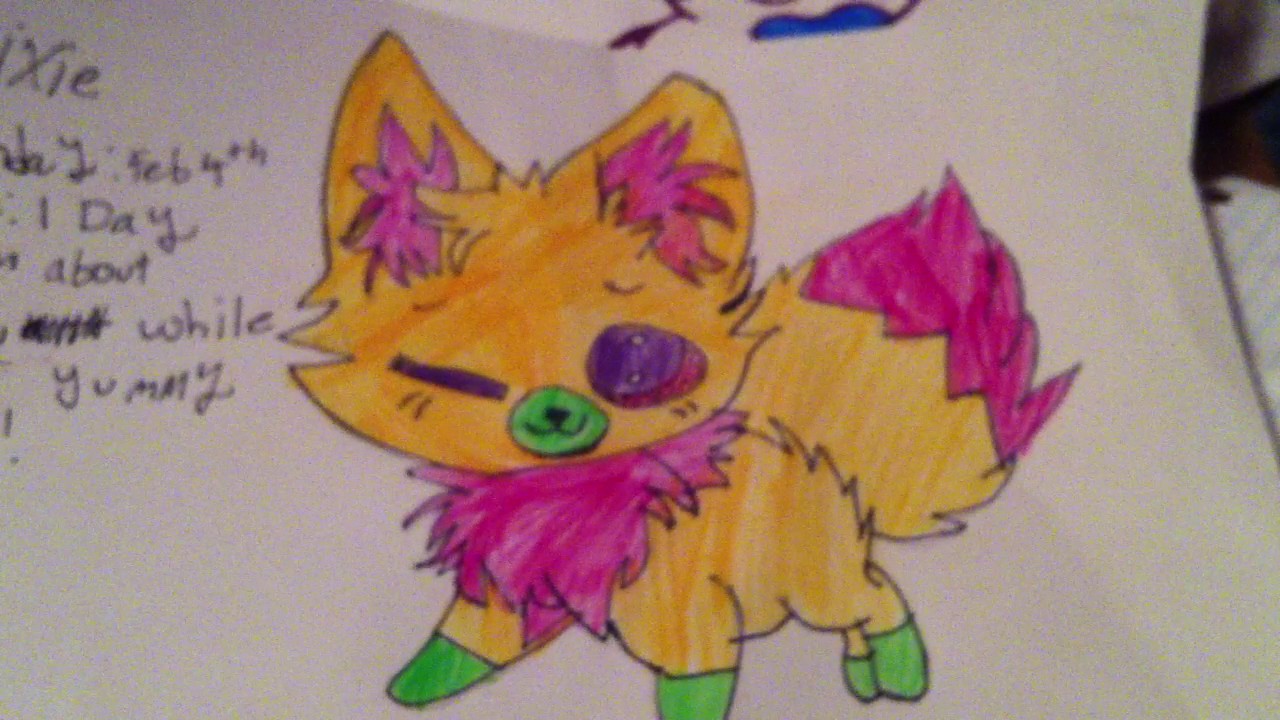 1280x720 My Beanie Boo Drawing Entry For Starlight Tv's Beanie Boo Art - Beanie Drawing