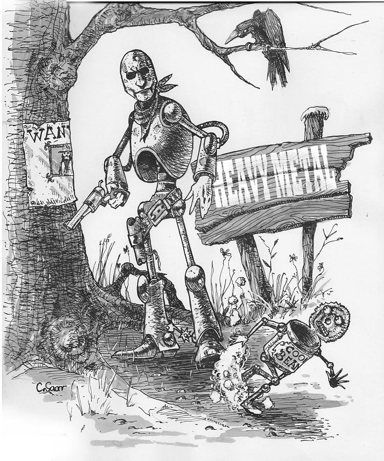 750x900 shooting at can of cool beans drawing - Beans Drawing