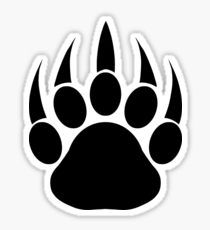 210x230 Bear Paw Drawing Stickers Redbubble - Bear Claw Drawing