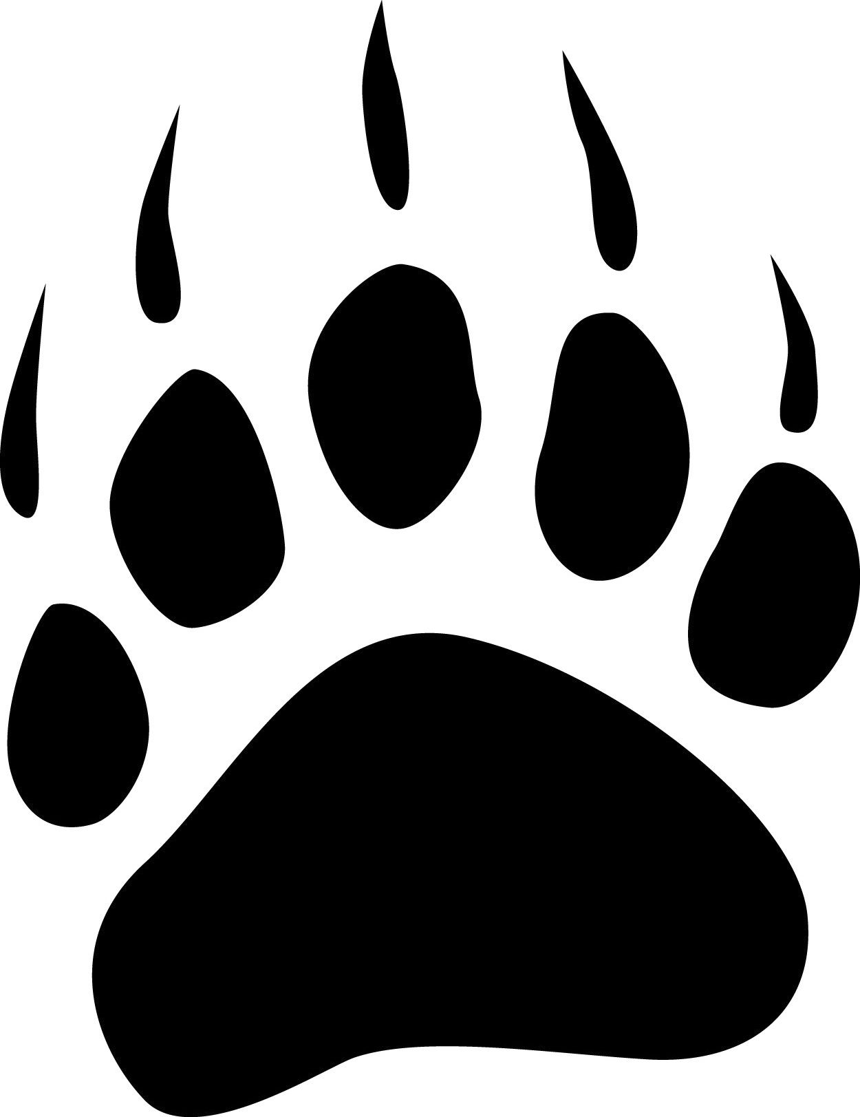 1250x1623 bearcat paw clip art bear paw tracks free cliparts that you can - Bear Claw Drawing