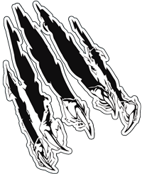 200x245 claw drawing logo huge freebie! download for powerpoint - Bear Claw Drawing