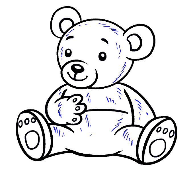 678x600 How To Draw A Cartoon Bear In A Few Easy Steps Easy Drawing Guides - Bear Drawing