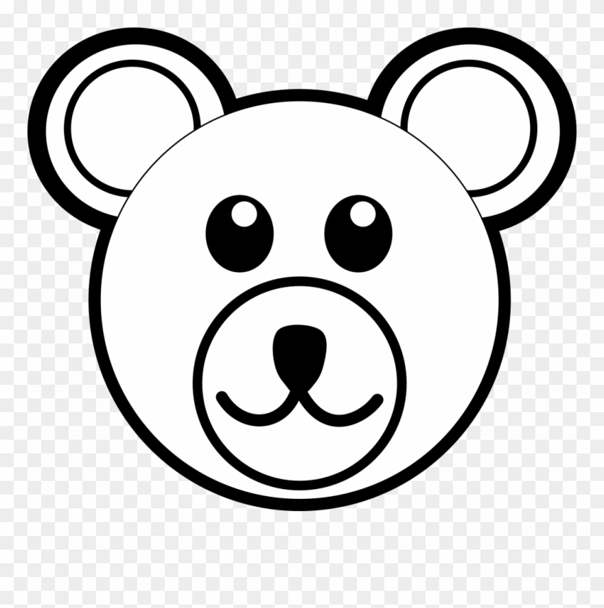 880x885 easy bear face drawing trend bear face coloring - Bear Face Drawing