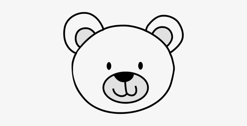 820x419 Best Photos Of Polar Bear Face Outline - Bear Head Drawing