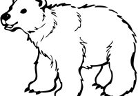 200x140 bear outline bear outline drawing - Bear Outline Drawing