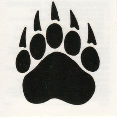 236x240 bear claw outline new tiger paw prints walking drawing charte - Bear Paw Drawing