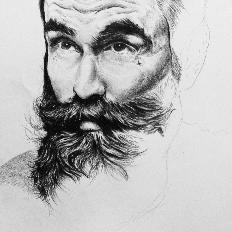 Борода как нарисовать - 92 фото