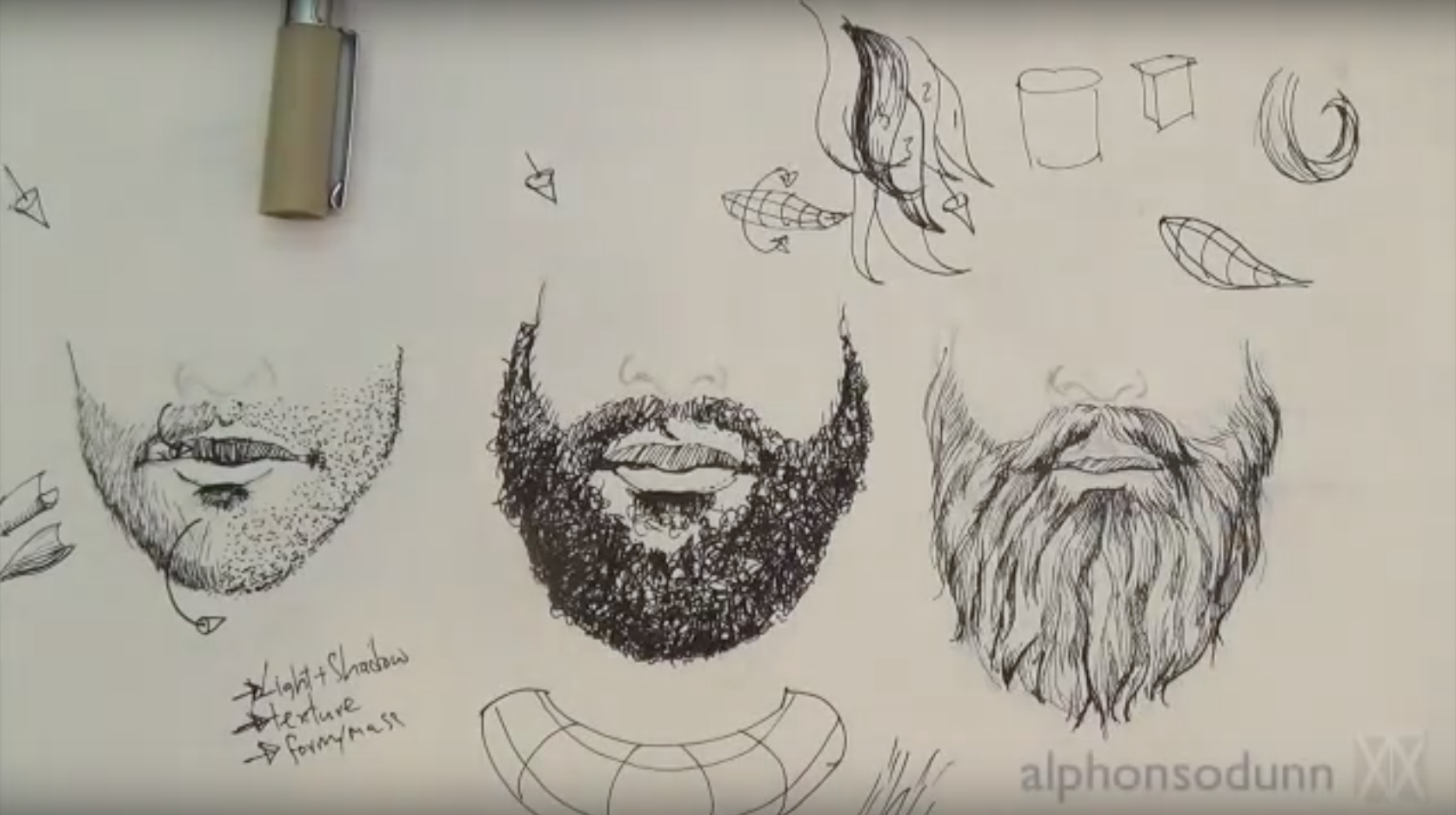 Beard Drawing At PaintingValley.com | Explore Collection Of Beard Drawing