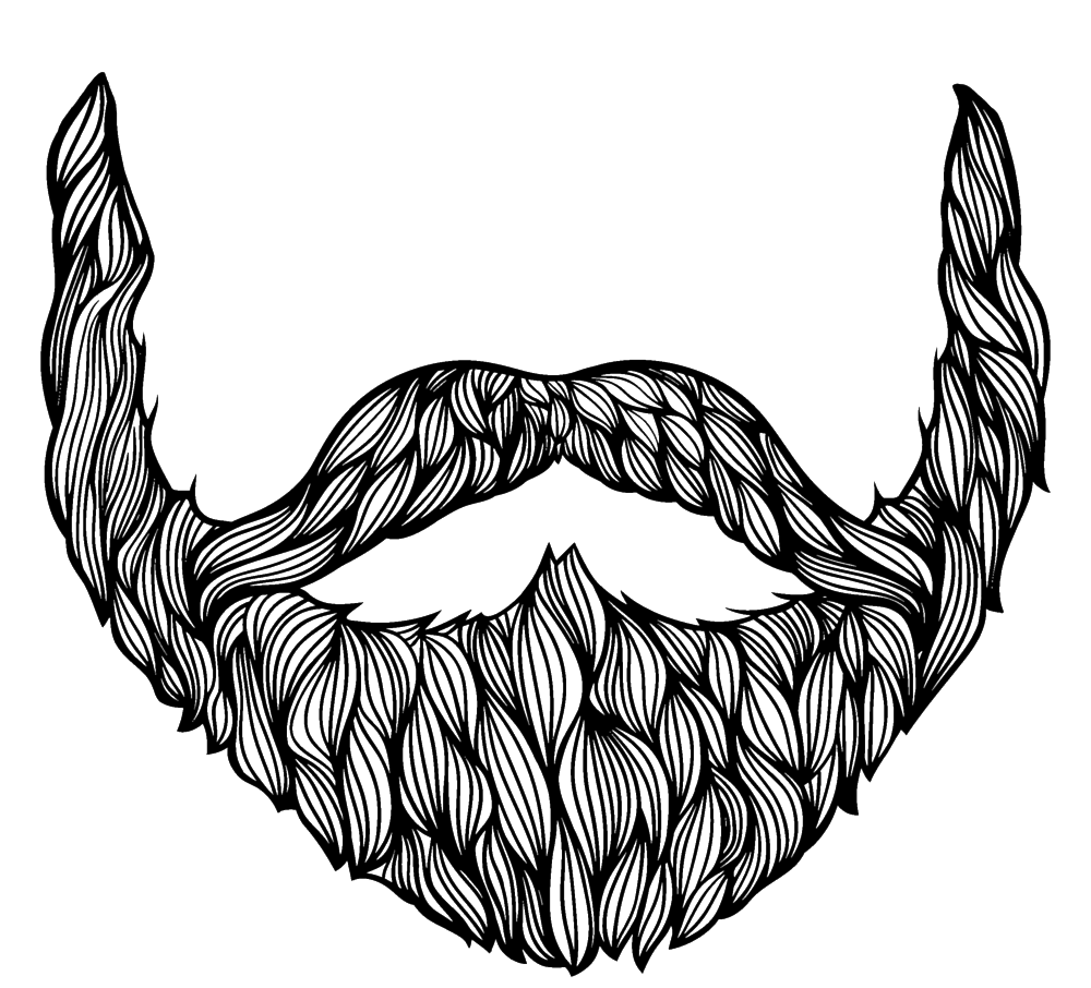 1000x906 beard drawing transparent png - Beard Drawing