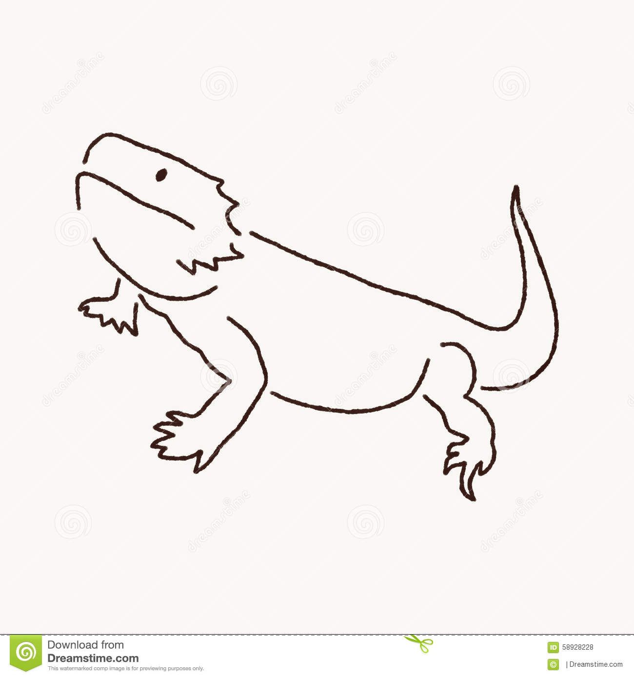 1300x1390 bearded dragon clipart lizards - Bearded Dragon Drawing