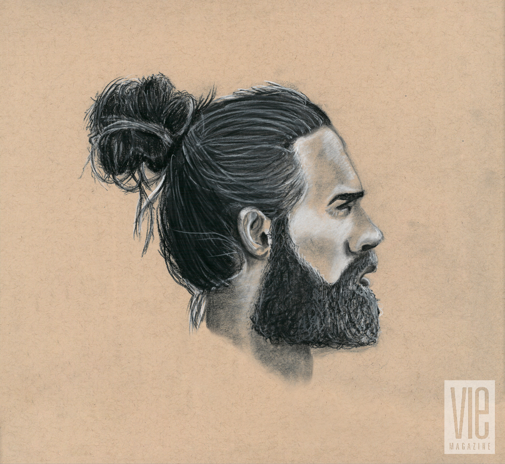 1000x920 the beard's tale - Bearded Man Drawing