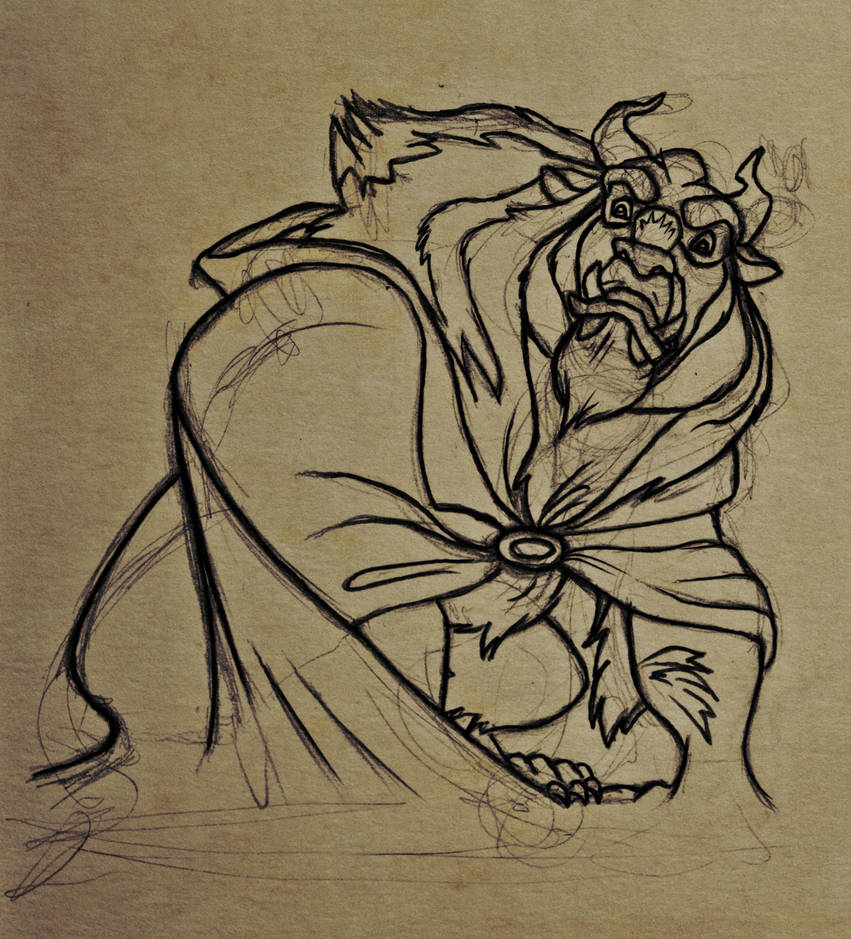 851x939 the beast' drawing + video - Beast Drawing