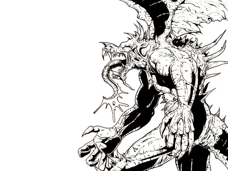 900x676 beast drawing - Beast Drawing