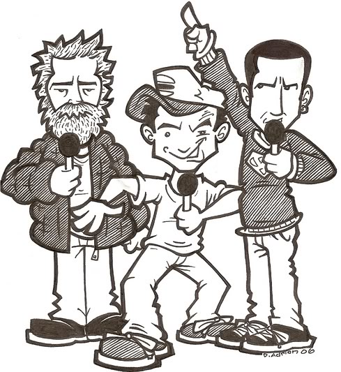 489x533 Sketches - Beastie Boys Drawing