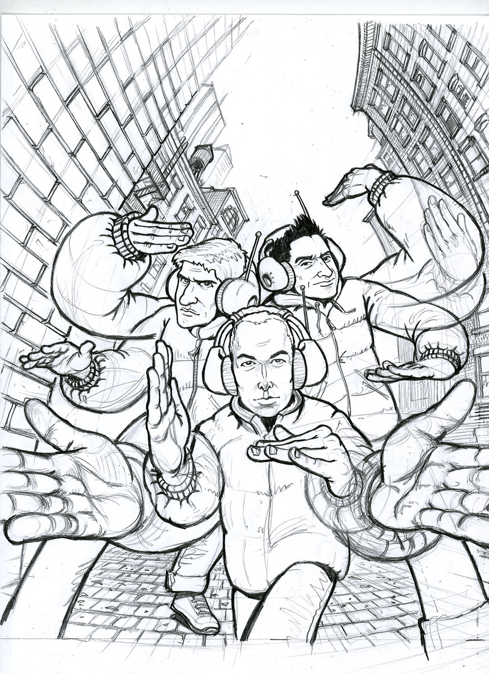 1000x1377 beastie boys - Beastie Boys Drawing